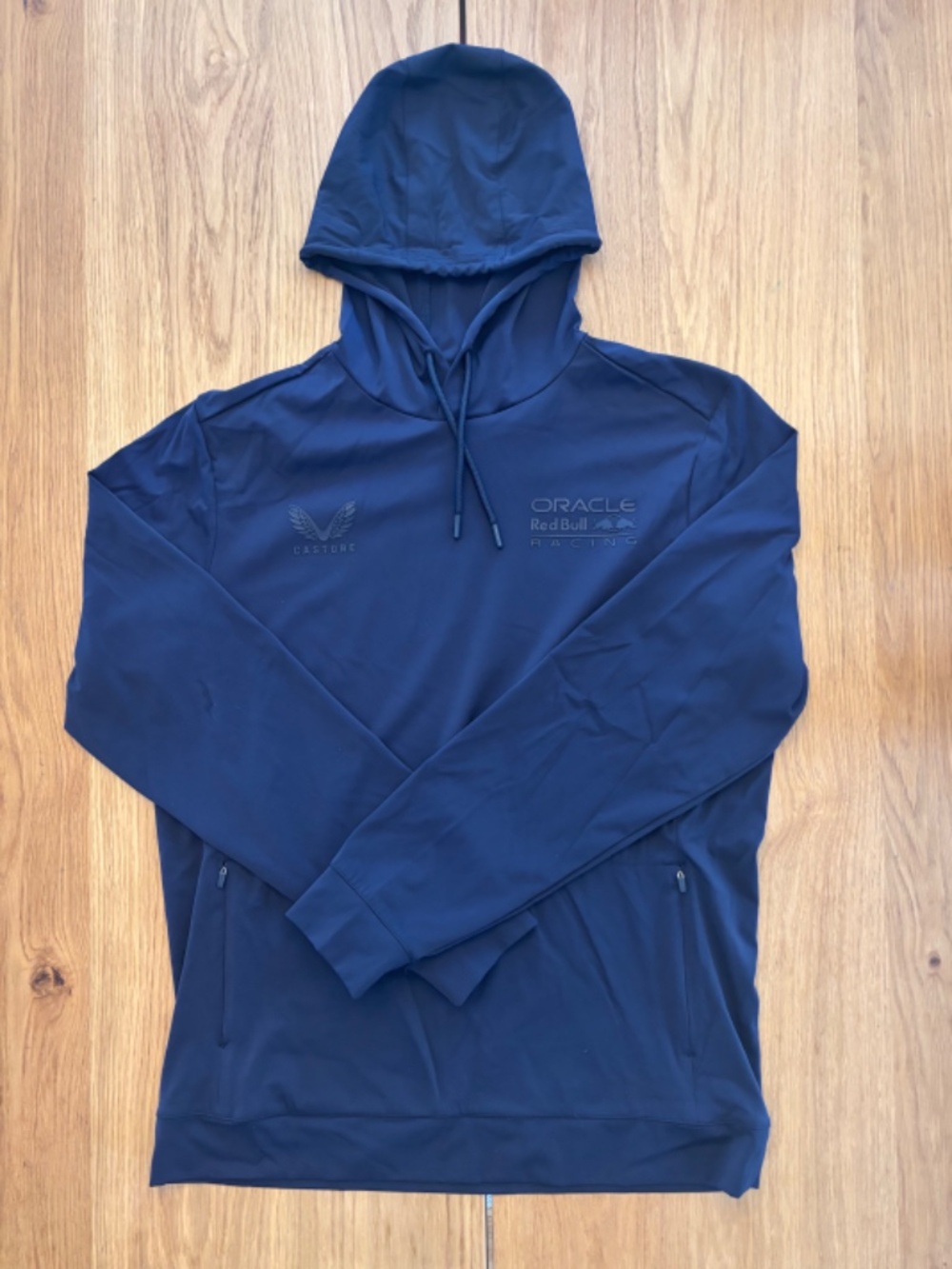 Red Bull Castore F1 Racing Hoodie Men’s Size 4 Men’s L Stretch Performance